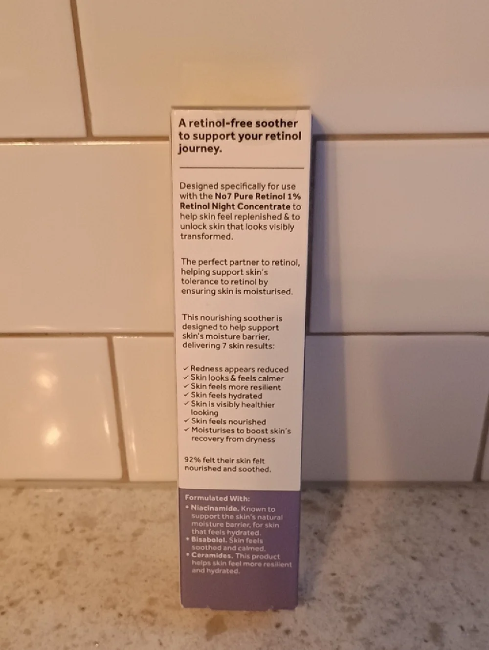 Brand New, Still Sealed No7 Pure Retinol Post Retinol Soother